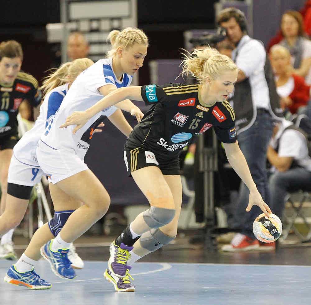 Handball Ungarn: Győri Audi ETO KC verpflichtet Linn Jörum Sulland (re.) - Foto: Aniko Kovács (Győri Audi ETO KC)