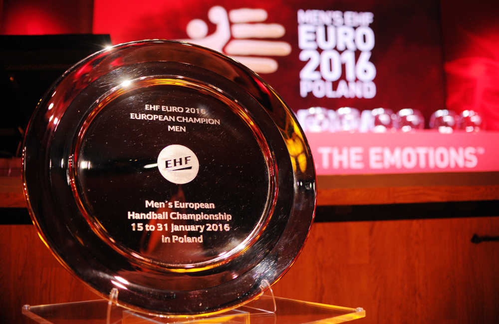 Handball-EM 2016 Polen: Gruppen-Auslosung in Krakow - MENS EHF EURO 2016 POLAND FINAL DRAW CEREMONY LOSOWANIE EURO 2016 – FOTO: EHF Media (LUKASZ LASKOWSKI)