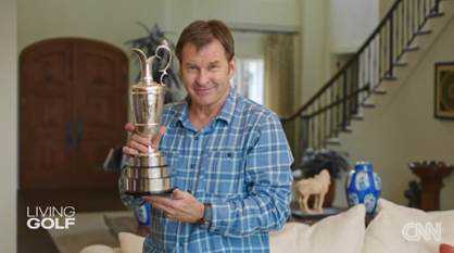 CNN „Living Golf“: Legenden der British Open - Nick Faldo - Foto: CNN International "Living Golf"