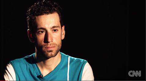 CNN-Interview: Vincenzo Nibali, „Hai von Messina“, will Astana nicht verlassen - Foto: CNN International