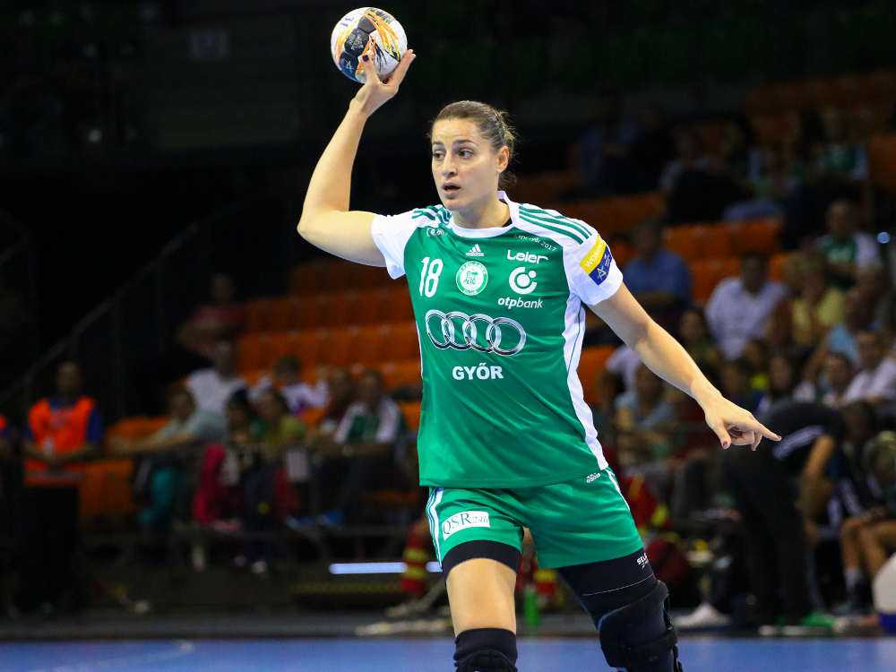 Eduarda Amorim - Győri Audi ETO KC mit 39:19-Kantersieg gegen Bekescsaba - Foto: Anikó Kovács und Tamás Csonka (Győri Audi ETO KC)