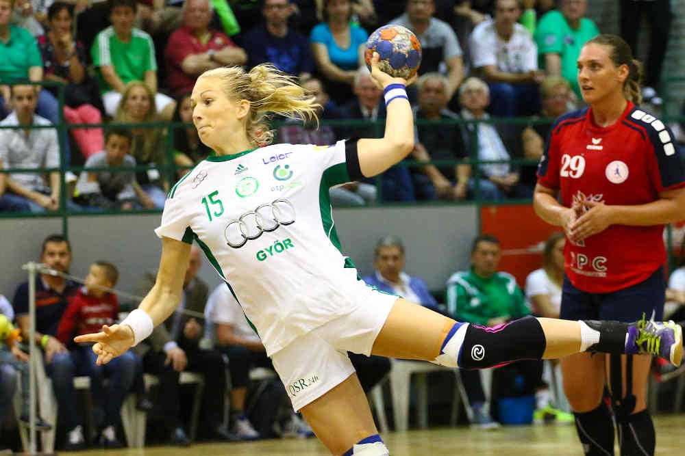 Győri Audi ETO KC gewinnt überzeugend in Vac - Foto: Anikó Kovács und Tamás Csonka (Győri Audi ETO KC)