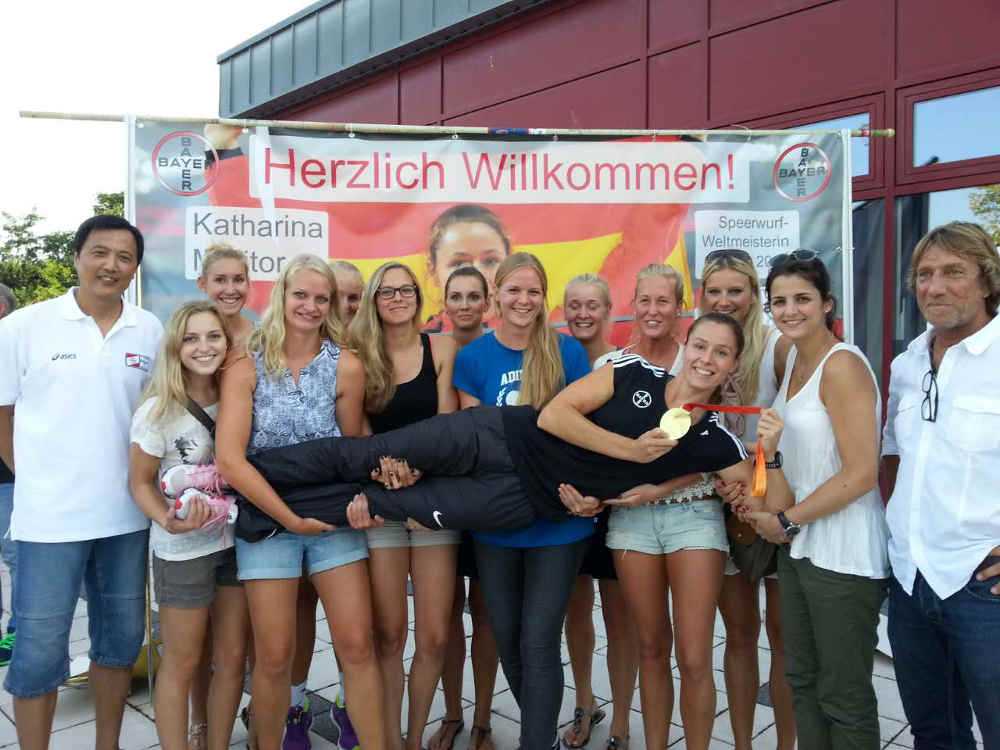 Speerwurf-Weltmeisterin Katharina Molitor „will um den Volleyball-Titel mitspielen“ - Foto: MOWY
