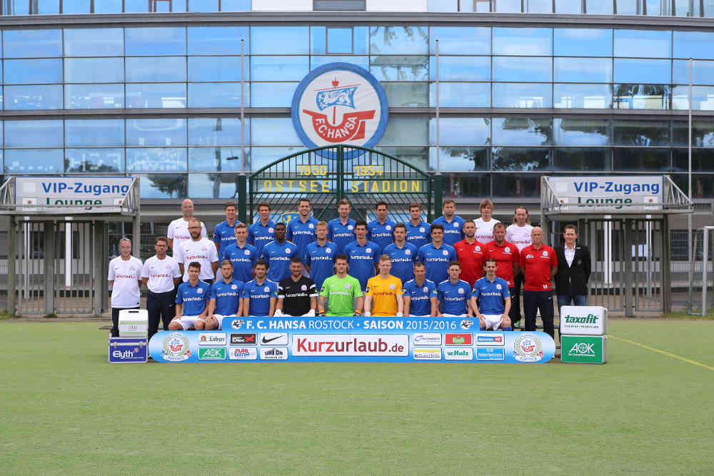 Foto: Mannschaftsbild F.C. Hansa Rostock