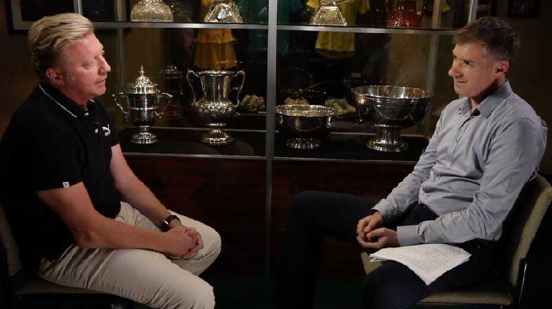 CNN „Open Court“: Boris Becker „Novak Djokovic ist ein toller Schüler.“ - Boris Becker und Don Riddell - Foto: CNN International "Open Court"