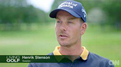 Foto: CNN International Living Golf - Henrik Stenson (Schweden)