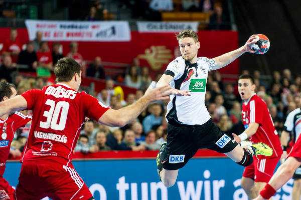 Handball EM 2016 Hauptrunde: Deutschland dominiert Ungarn mit Klassenunterschied - Tobias Reichmann - Foto: ZPRP / EHF