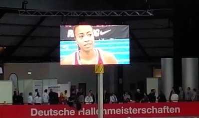 Leichtathletik: Deutsche Hallen-Meisterschaften - Ein Hauch von Olympia in Leipzig - Tatjana Pinto - Foto: SPORT4Final