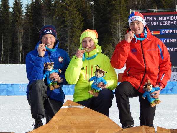 Olympische Jugend-Winterspiele Lillehammer 2016: Deutschland im „Gold-Rausch“ - Tim Kopp (mitte) - Foto: DOSB