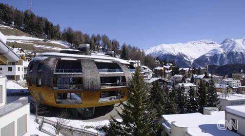 Beeindruckende Architektur in St. Moritz - Foto: CNN International Alpine