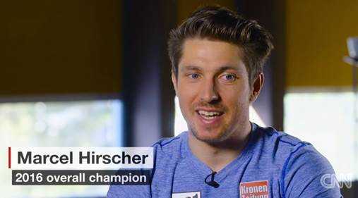 Gesamtsieger Marcel Hirscher im Interview - Foto: CNN International Alpine Edge