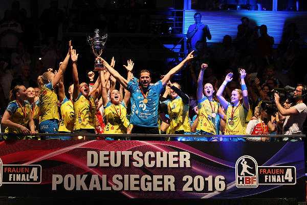 DHB-Pokal Final4 im Jahr 2016: HC Leipzig - Foto: Sebastian Brauner