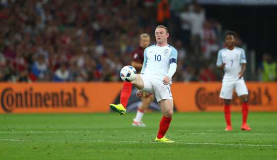 Wayne Rooney – Fussball EM 2016: Aktion während der UEFA EURO 2016 Gruppe B - Spiel zwischen England und Russland am 11. Juni 2016 in Marseille, Frankreich. Foto: Lars Baron / Getty Images