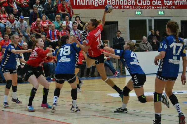 Anika Niederwieser - DHB-Pokal: Thüringer HC im Viertelfinale nach Blomberg-Sieg - Foto: Hans-Joachim Steinbach / Thüringer HC