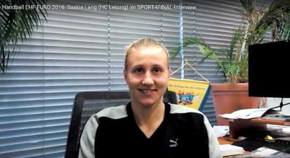 Handball EM 2016 Schweden: Saskia Lang (HC Leipzig) im SPORT4FINAL-Video-Interview - Foto: SPORT4FINAL