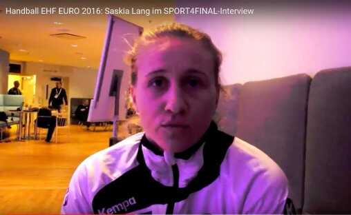 Handball EM 2016: Saskia Lang im SPORT4FINAL-Interview - Foto: SPORT4FINAL