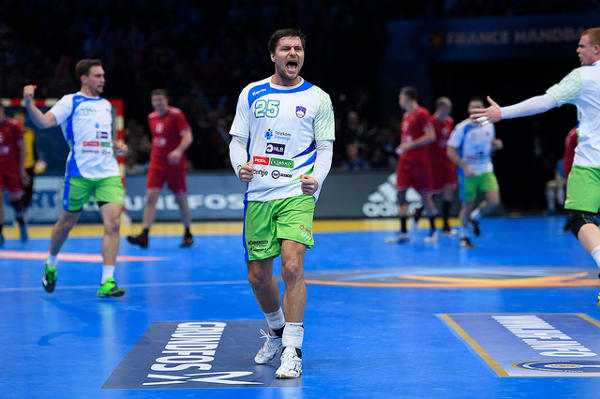Marko Bezjak (Slowenien) - Handball WM 2017: Slowenien und Spanien im Viertelfinale - Foto: France Handball