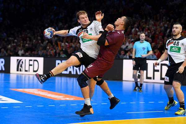 Paul Drux (Deutschland) - Handball WM 2017 Achtelfinale: Deutschland an Katar mit schwächerem Turnier-Match gescheitert - Foto: France Handball