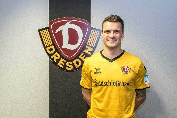 Philip Heise - Dynamo Dresden verpflichtete Philip Heise vom VfB Stuttgart - Foto: Dynamo Dresden/ Steffen Kuttner