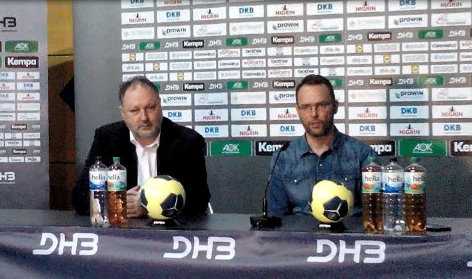 Bundestrainer Dagur Sigurdsson und DHB-Präsident Andreas Michelmann - Foto: SPORT4FINAL