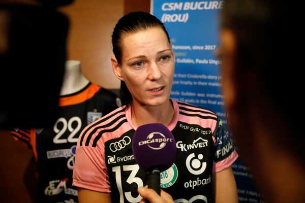 Anita Görbicz - Media Call - Handball EHF Champions League Final4: Stimmen vom Halbfinale - Foto: EHF Media / Uros Hocevar