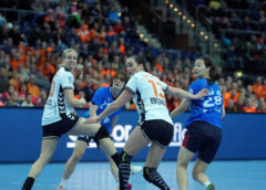Danick Snelder und Yvette Broch - Handball WM 2017 Deutschland - Niederlande vs. Südkorea - Foto: Jansen Media