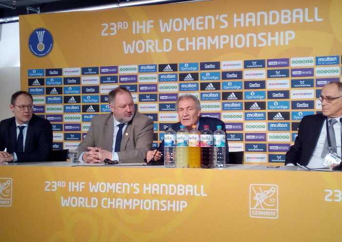 Handball WM 2017 Deutschland - IHF Pressekonferenz am 17.12.2017 - Foto: SPORT4FINAL
