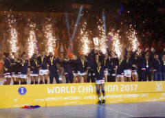 Handball WM 2017 Deutschland - Siegerehrung - Frankreich Weltmeister - Foto: Jansen Media