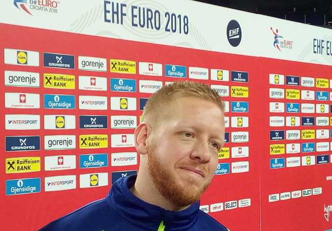 Handball EM 2018 - MVP der EHF EURO Jim Gottfridsson - Schweden - Media Call am 27.01.2018 in Arena Zagreb - Foto: SPORT4FINAL