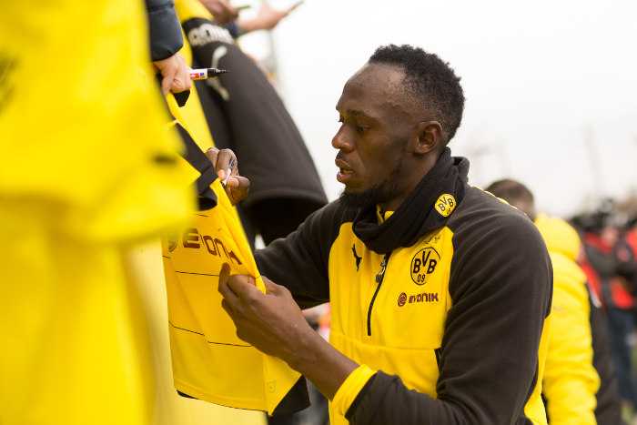 Usain Bolt trainierte mit Borussia Dortmund – Foto: PUMA