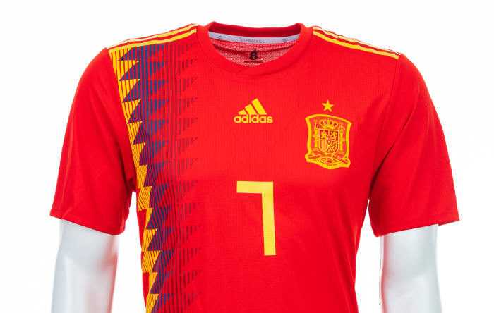 Fußball WM 2018: Spanien Shirt – Quelle: FIFA