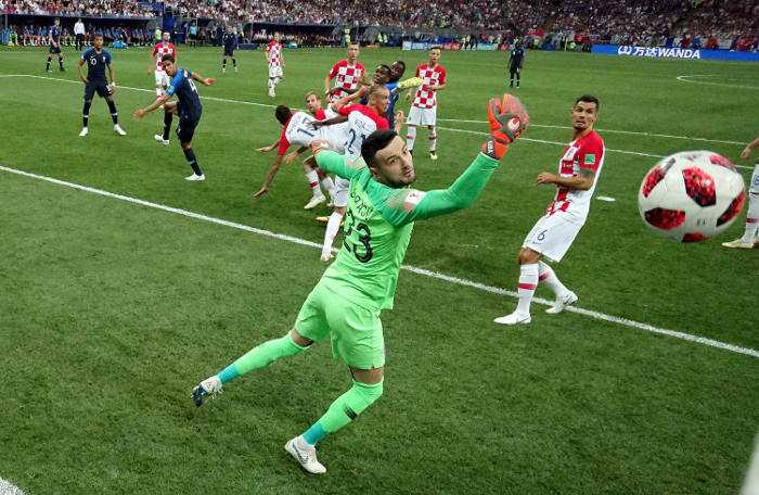 Fußball WM 2018: During the 2018 FIFA World Cup Final between France and Croatia at Luzhniki Stadium on July 15, 2018 in Moscow, Russia. Foto: FIFA über Getty Images