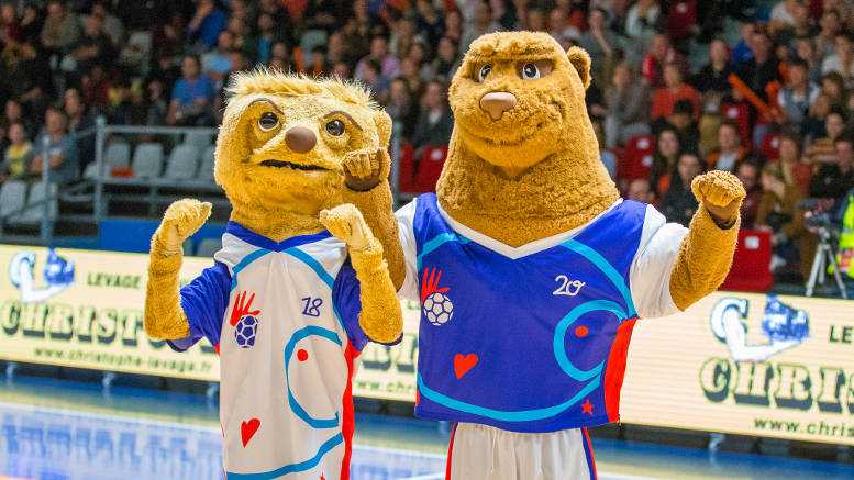 Handball EM 2018 Frankreich Maskottchen - Foto: EHF Media / France Handball
