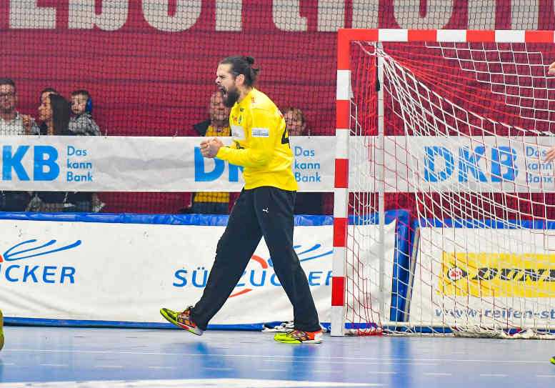 Milos Putera - SC DHfK Leipzig vs. Die Eulen Ludwigshafen - Handball Bundesliga am 18.11.2018 - Foto: Rainer Justen