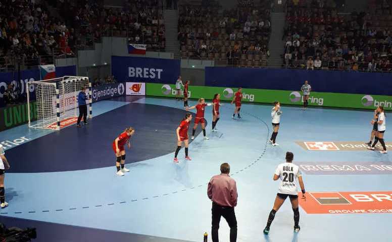 Handball EM 2018 - Deutschland vs. Tschechien - Brest am 05.12.2018 - Foto: DHB