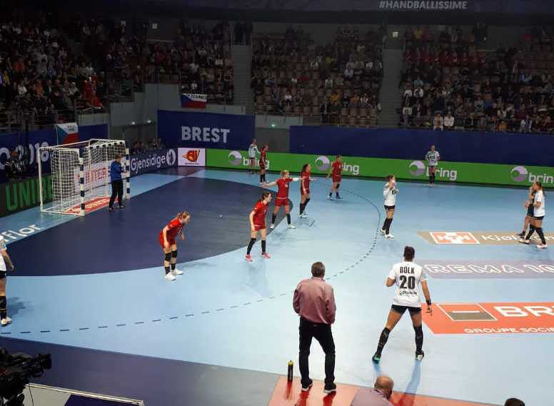 Handball EM 2018 - Deutschland vs. Tschechien - Brest am 05.12.2018 - Foto: DHB