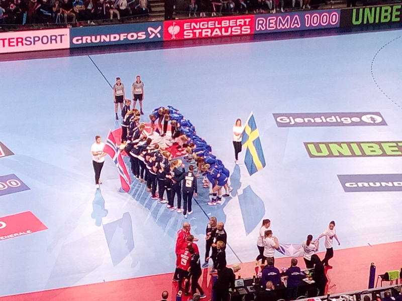 Handball EM 2018 - Norwegen vs. Schweden - AccorHotelsArena Paris Platz 5 - Foto: SPORT4FINAL