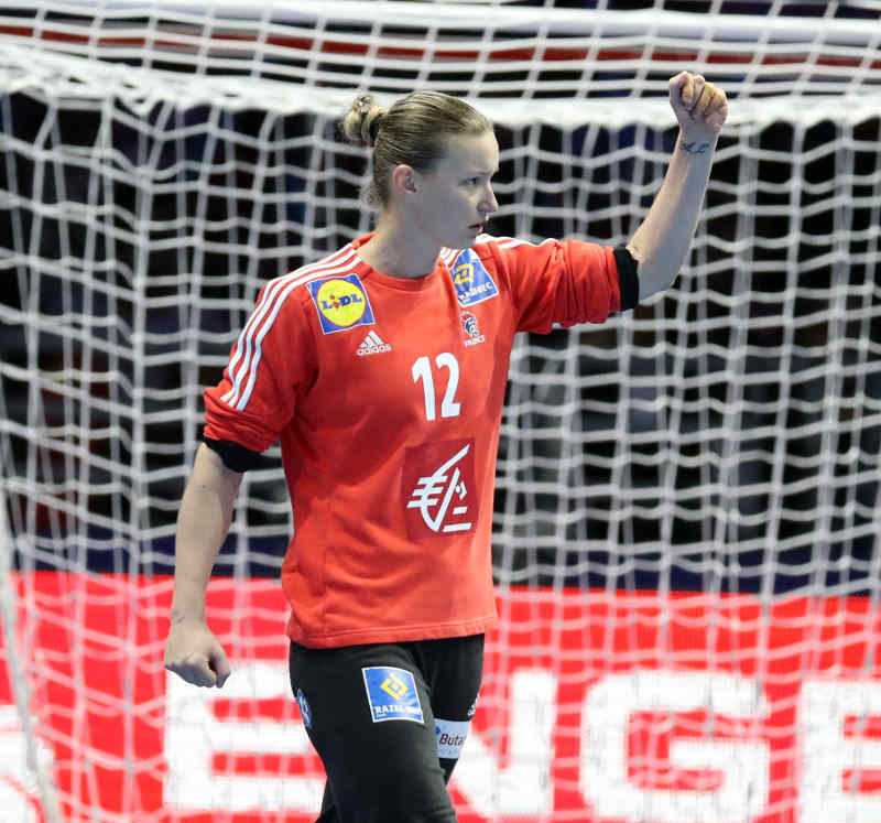 Handball EM 2018 - Amandine Leynaud - Frankreich vs. Dänemark - Copyright: FFHandball / S. Pillaud