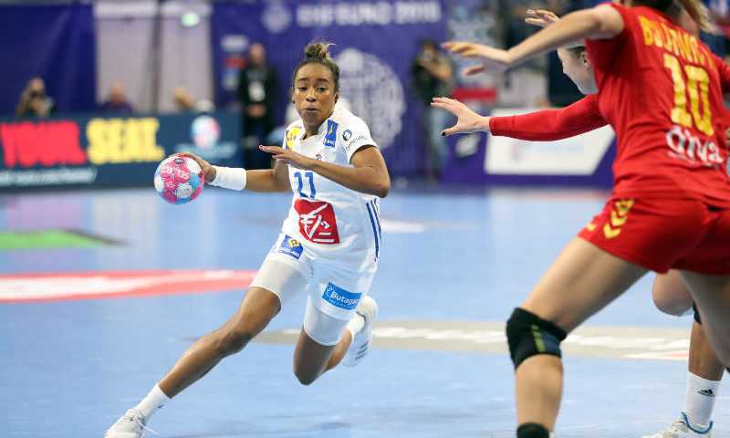 Handball EM 2018 - Estelle Nze Minko - Frankreich vs. Montenegro - Copyright: FFHandball / S. Pillaud