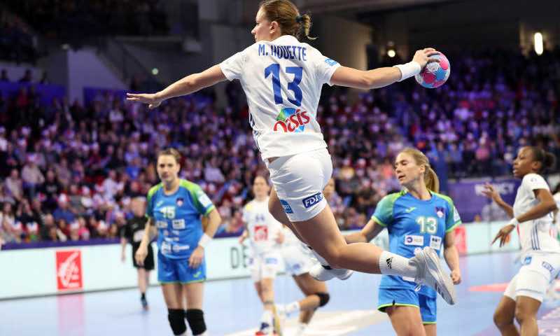 Handball EM 2018 - Manon Houette - Frankreich vs. Slowenien - Copyright: FFHandball / S. Pillaud