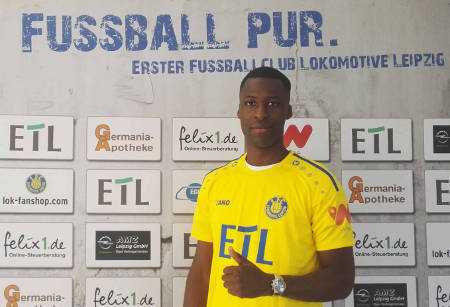 Stephane Mvibudulu - Foto: 1. FC Lok Leipzig