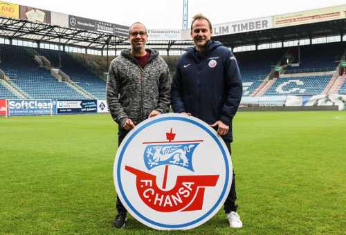 FC Hansa Rostock - Stefan Beinlich und Vorstand Sport beim FC Hansa Rostock Martin Pieckenhagen - Foto: FC Hansa Rostock