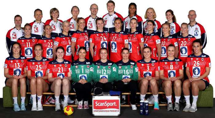 Handball WM 2019 - Team Norwegen - Copyright: Svein A. Svendsen / NHF