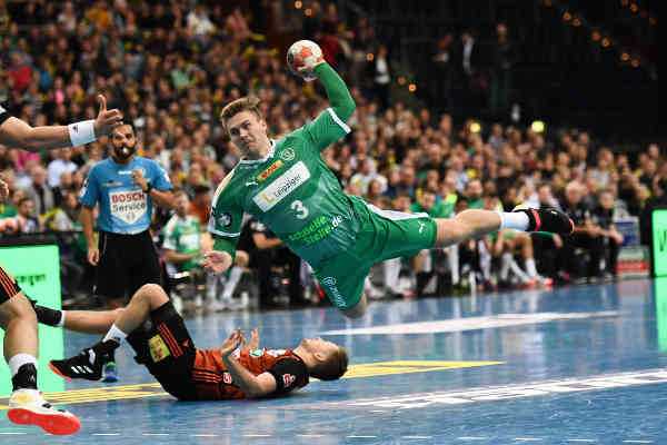 Franz Semper - SC DHfK Leipzig - TSV Hannover-Burgdorf - Handball Bundesliga am 01.12.2019 - Foto: Rainer Justen
