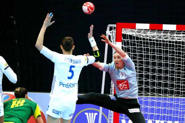 Handball WM 2019 - Amandine Leynaud -Frankreich vs. Brasilien - Foto: FFHandball / S. Pillaud