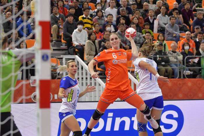 Handball WM 2019 - Niederlande vs. Russland - Laura van der Heijden - Copyright: Henk Seppen