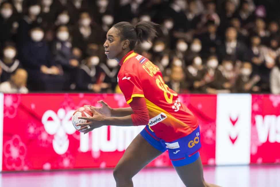 Handball WM 2019 - Alexandrina Cabral - Spanien vs. Montenegro - Copyright: IHF