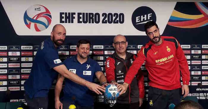 Handball EM 2020 - Semifinale Slowenien Spanien - Pressekonferenz - Copyright: SPORT4FINAL