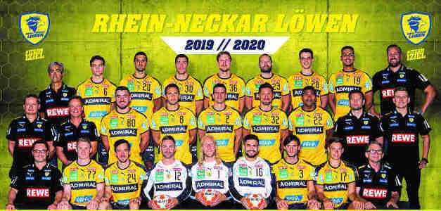 Rhein Neckar Löwen Handball Bundesliga Saison 2019 2020