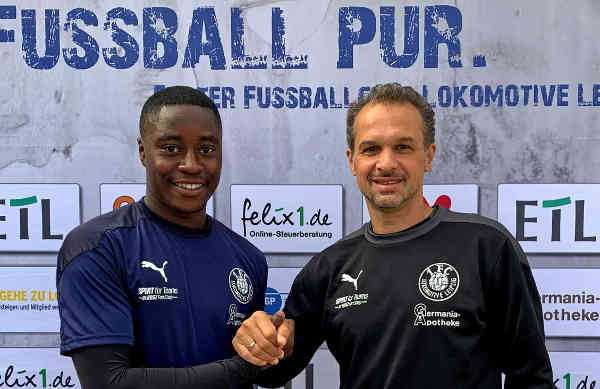 Gabriel Boakye und Almedin Civa - Foto: 1. FC Lok Leipzig